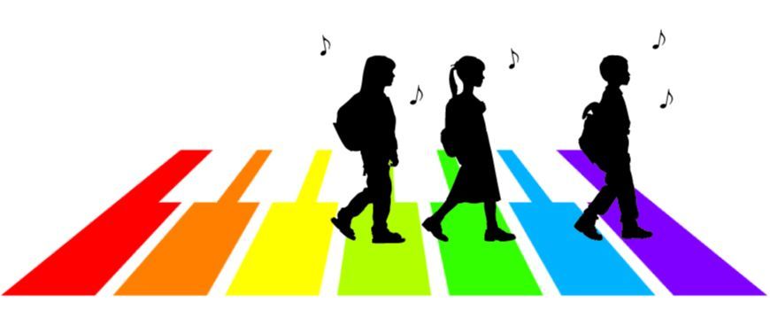 交通事故をなくす横断歩道案