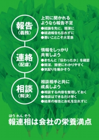 ほうれんそうポスター無料